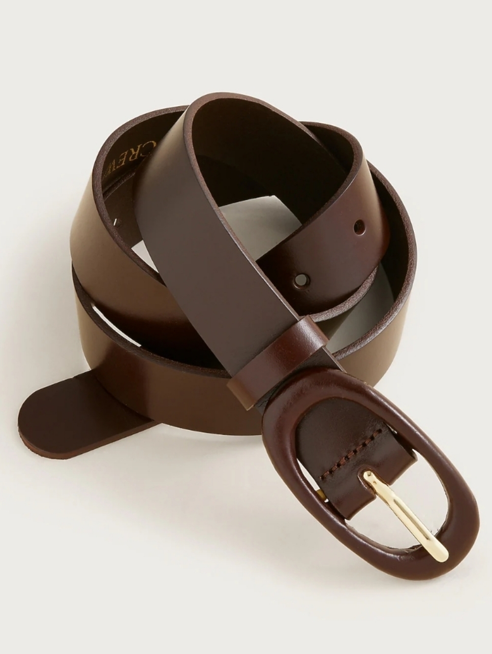 J. Crew Tonal Leather Buckle Belt - Brown